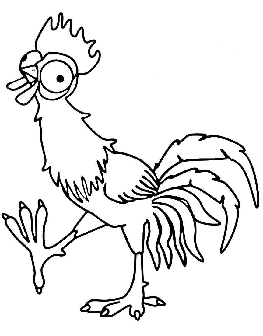 Chicken coloring pages