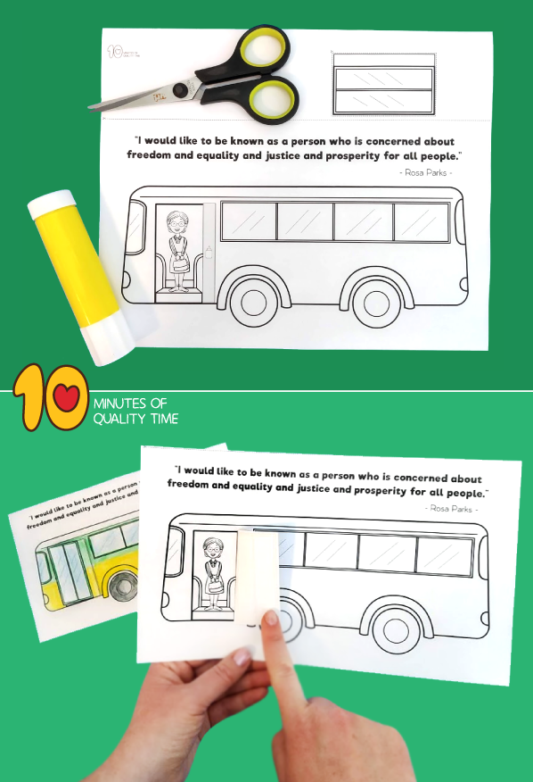 Rosa parks bus craft rosa parks bus rosa parks rosa parks activities