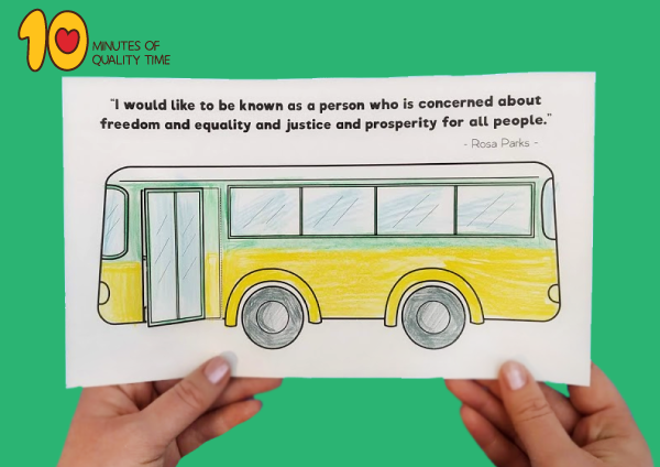 Rosa parks bus craft â minutes of quality time