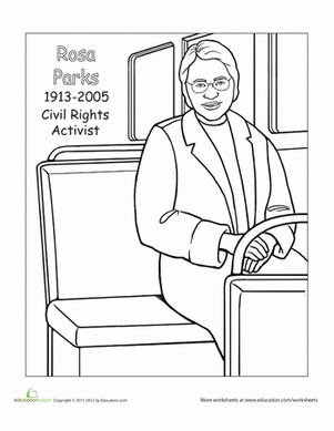 Rosa parks worksheet education black history month activities black history month worksheets black history month activities preschool