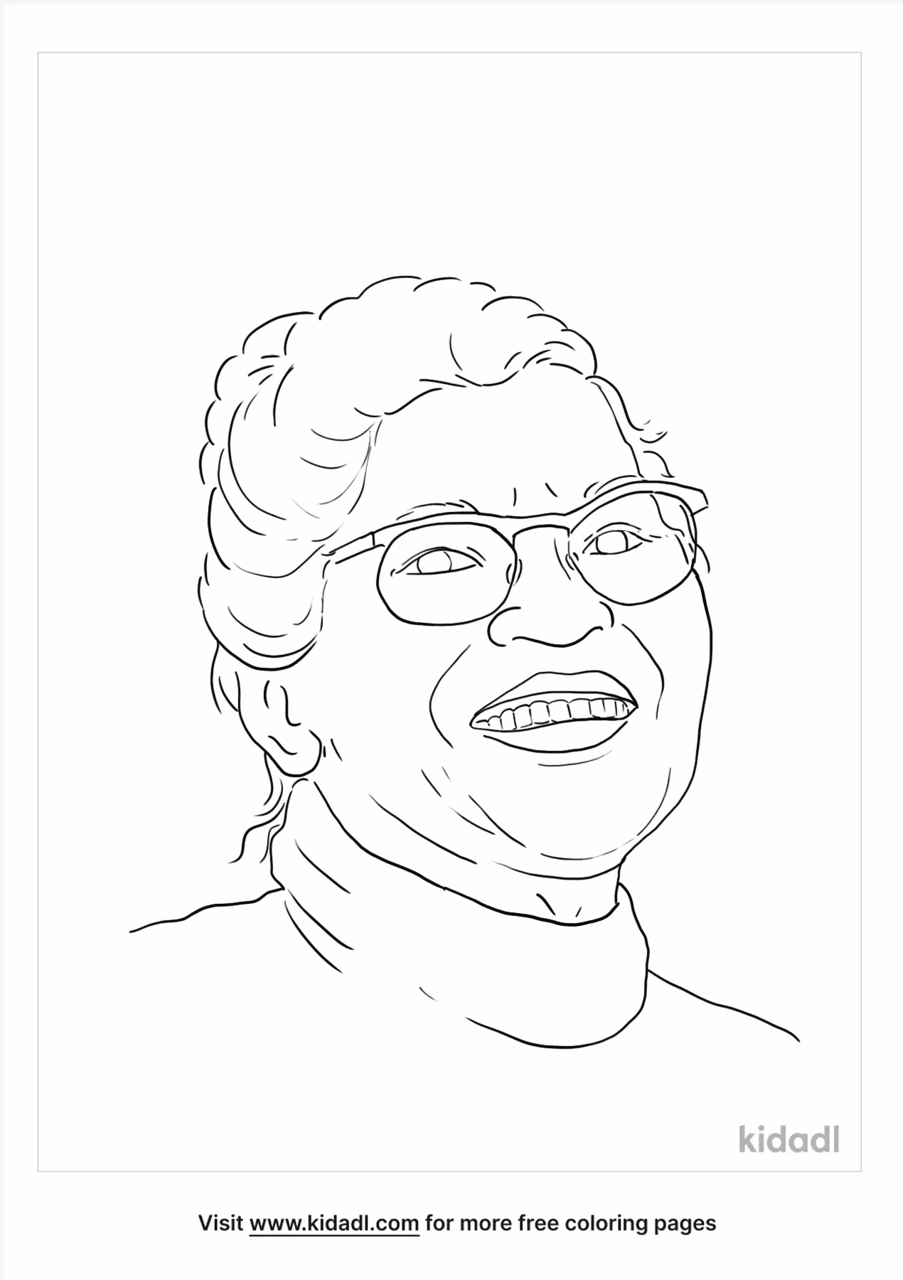 Free rosa parks coloring page coloring page printables