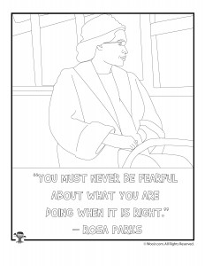 Rosa parks day printables woo jr kids activities childrens publishing