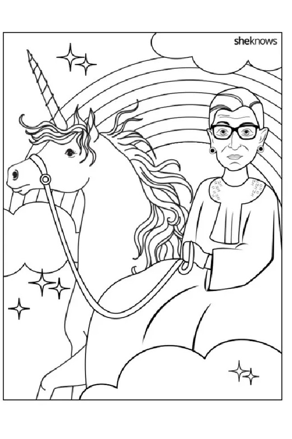 Fabulous famous women coloring pages for womens history month