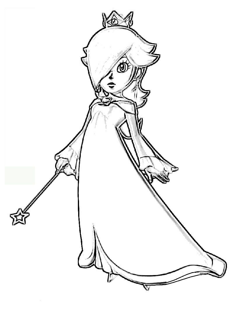 Rosalina coloring pages