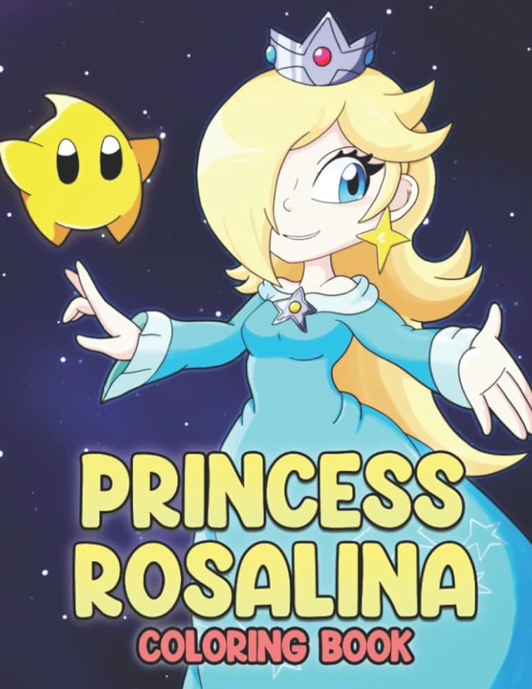 Princess rosalina coloring book wonderful coloring pages featuring fantasy magical characters for all ages to have fun and relax roberts hudson kitap