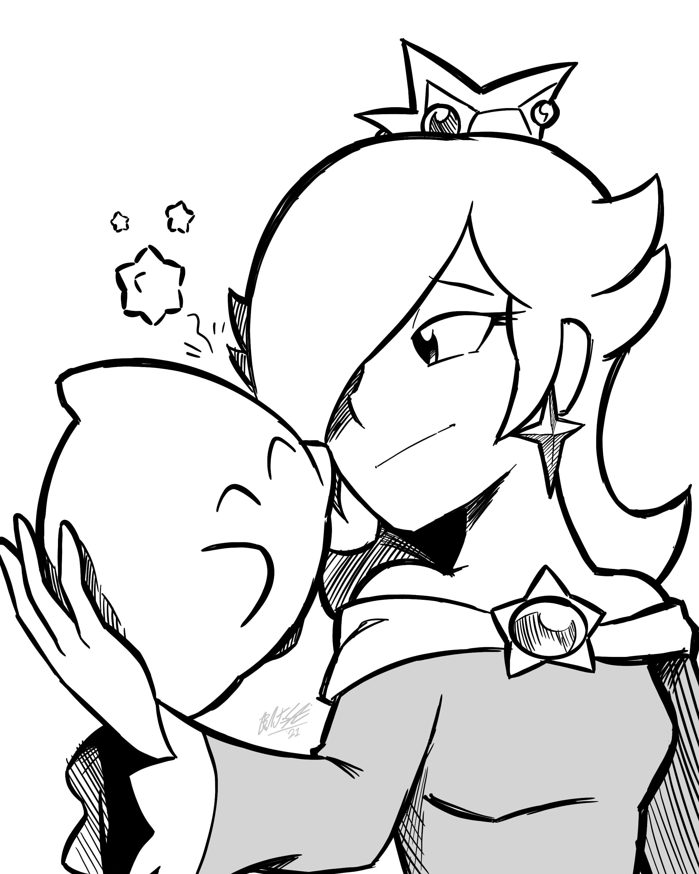 Rosalina and luma rsupermariogalaxy