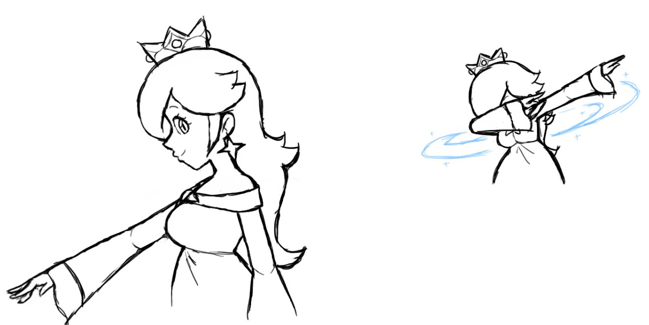 Tsumibro on x hey a rosalina drawing