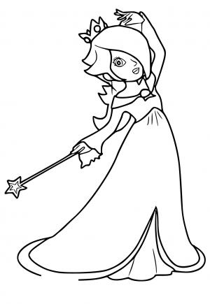 Free printable rosalina coloring pages for adults and kids