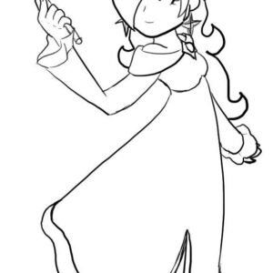 Rosalina coloring pages printable for free download