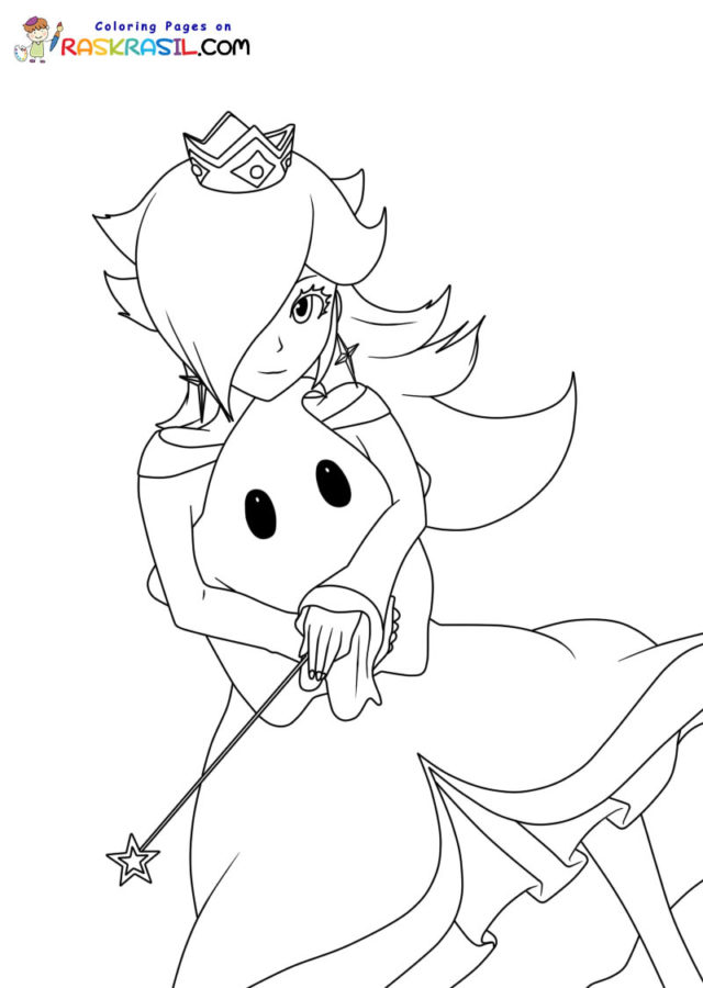 Rosalina coloring pages