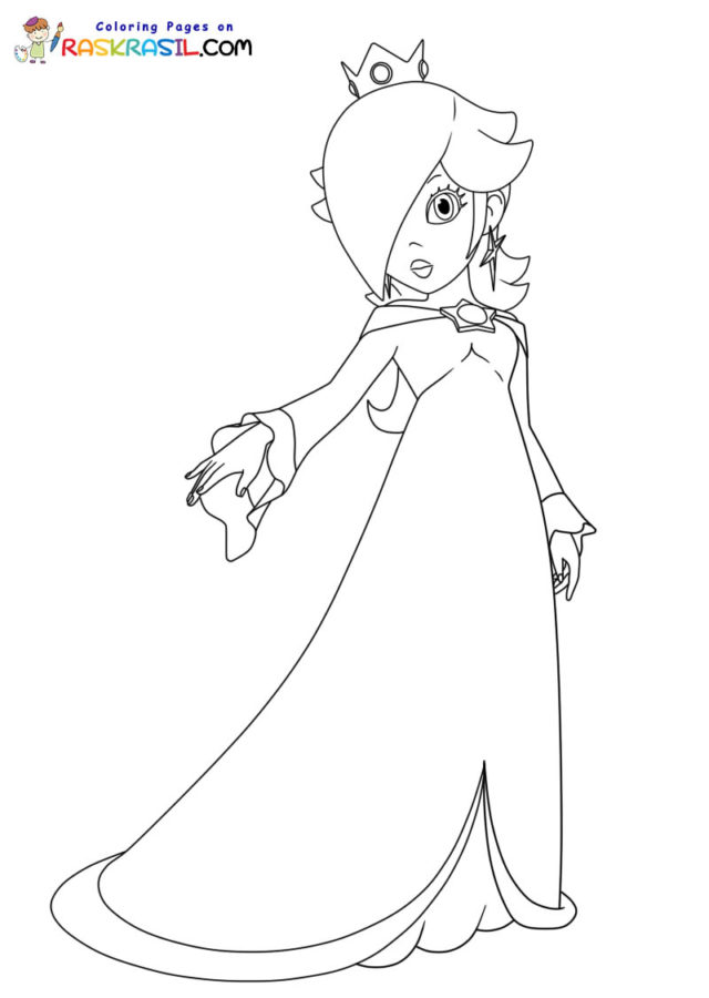 Rosalina coloring pages