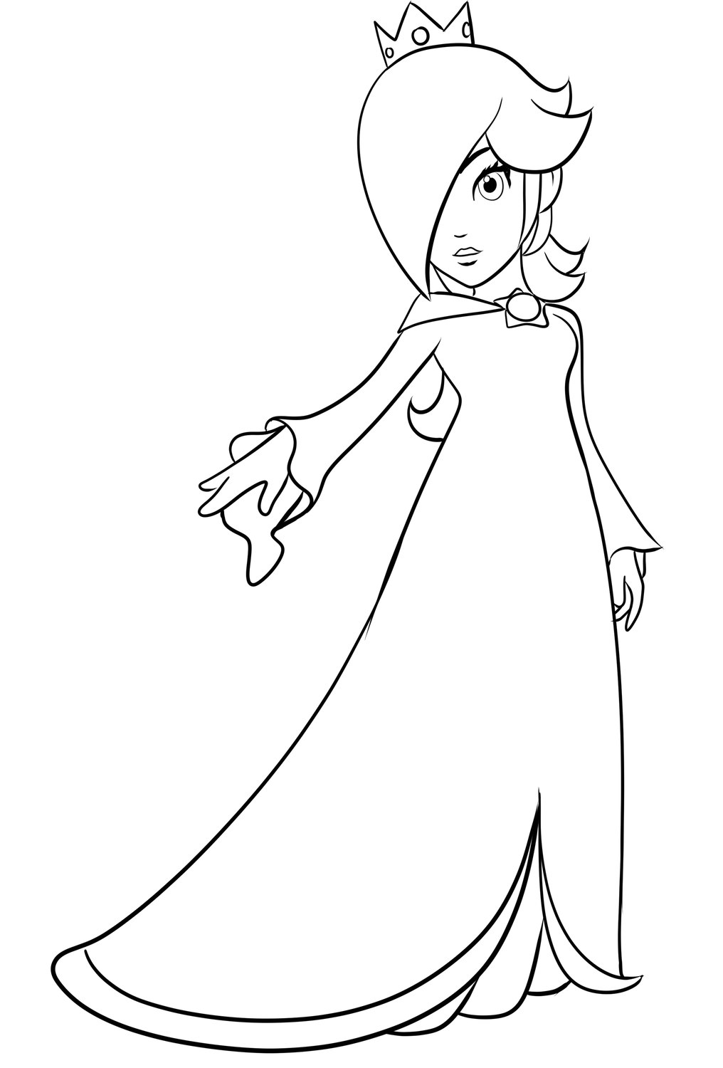 Rosalina coloring page