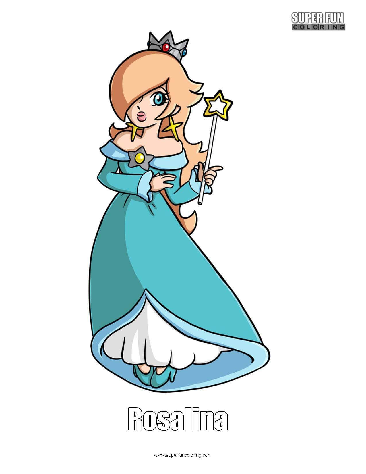 Rosalina coloring page