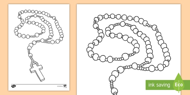 Rosary beads louring page teacher made