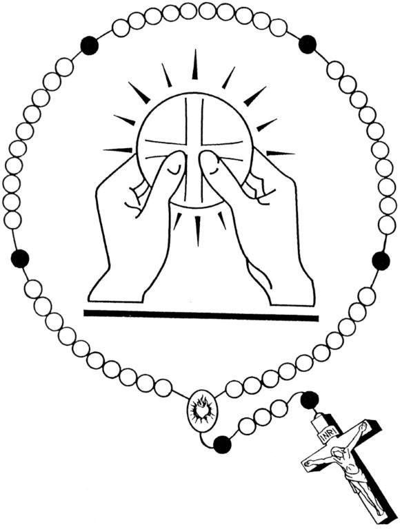 Rosary coloring pages