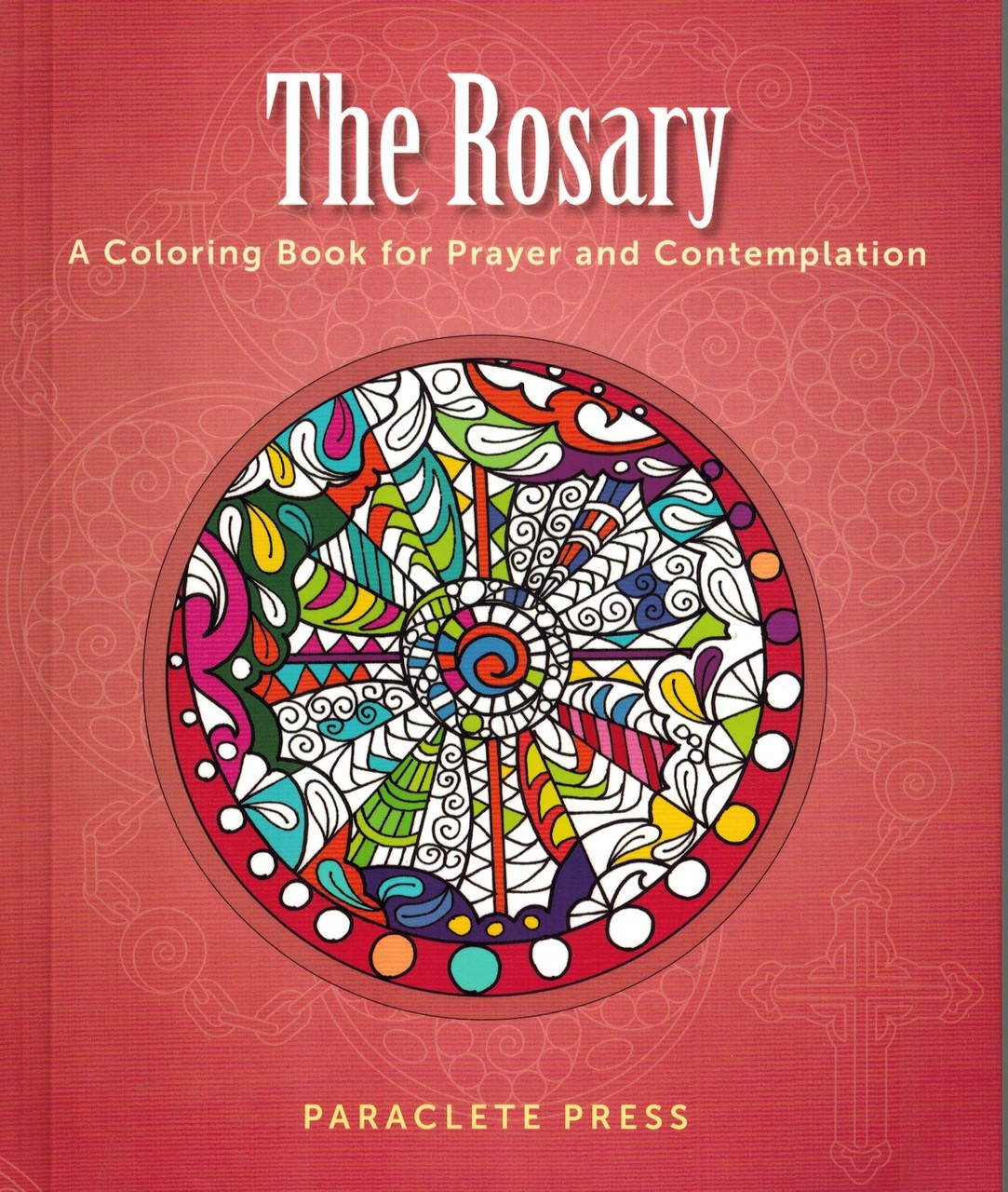 Rosary coloring book for adults with all mysteries of the rosary