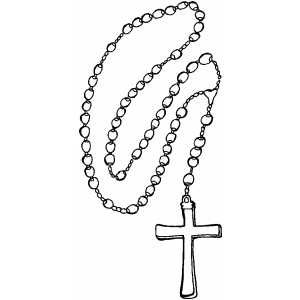 Rosary coloring page rosary bead tattoo rosary coloring pages