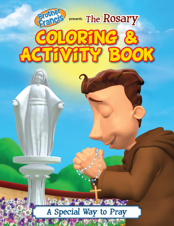 Brother francis the rosary coloring activity book