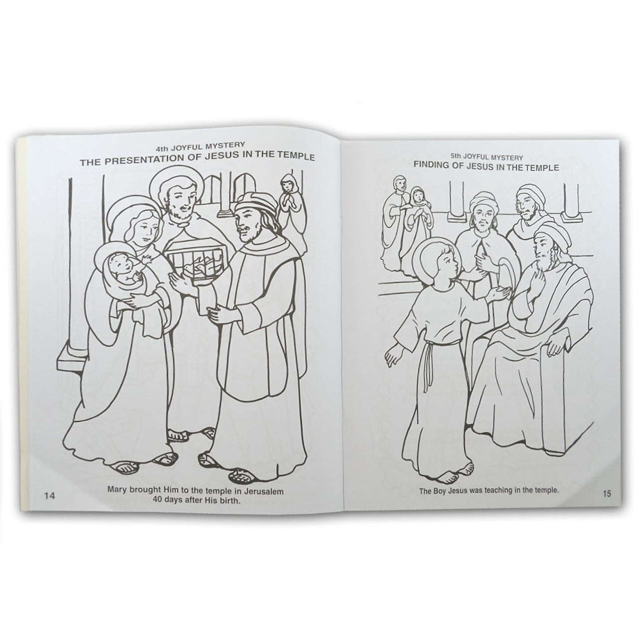 Rosary coloring book st patricks guild