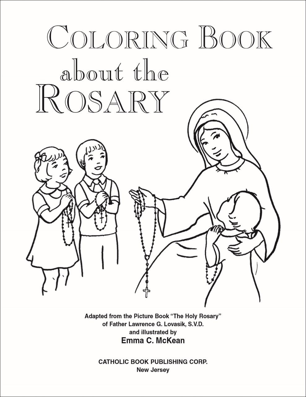 St joseph rosary coloring book