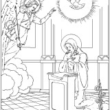 Rosary coloring pages â family in feast and feria