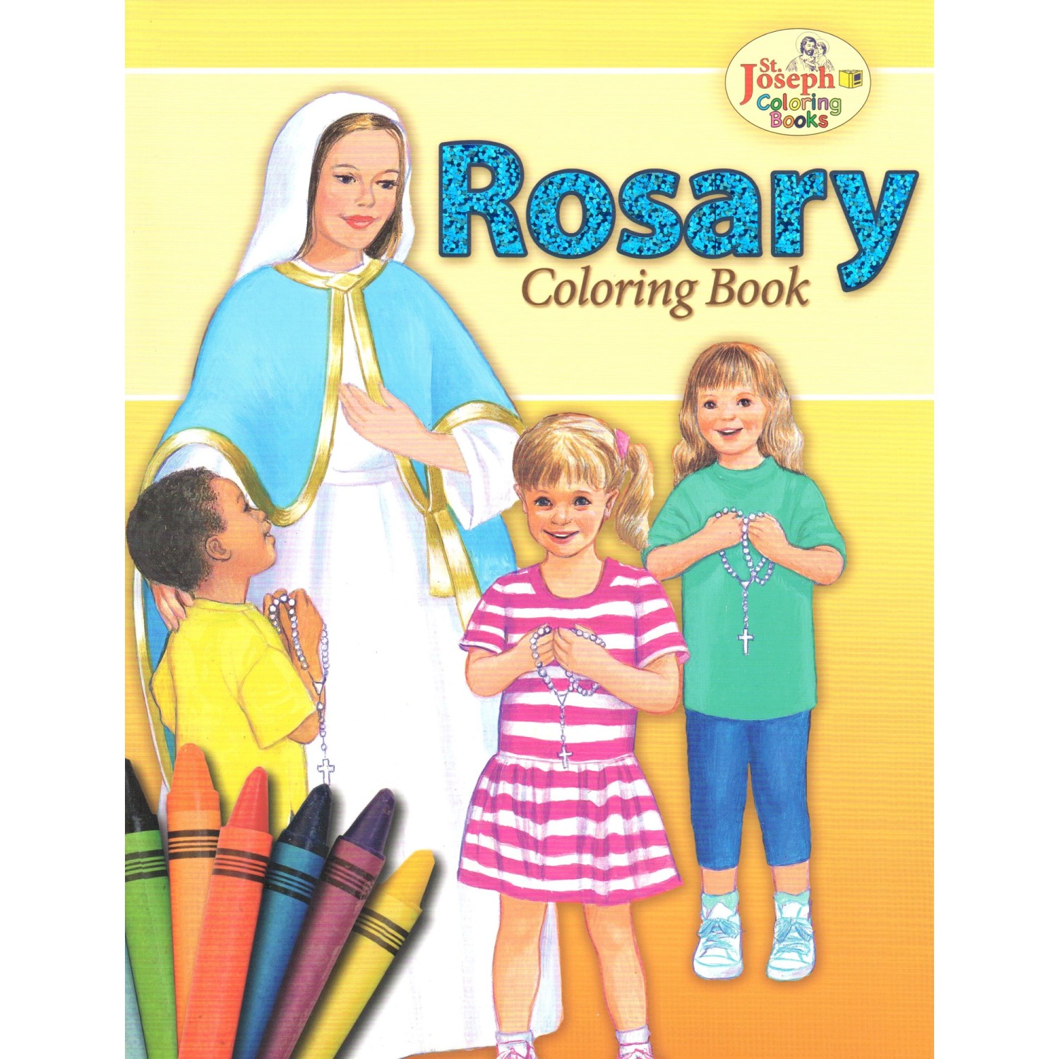 Coloring book about the rosary the catholic pany