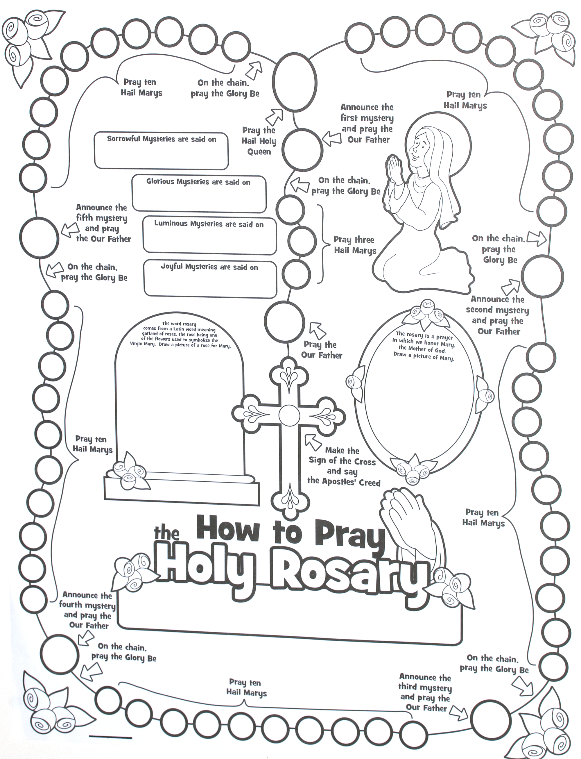 Color me rosary poster