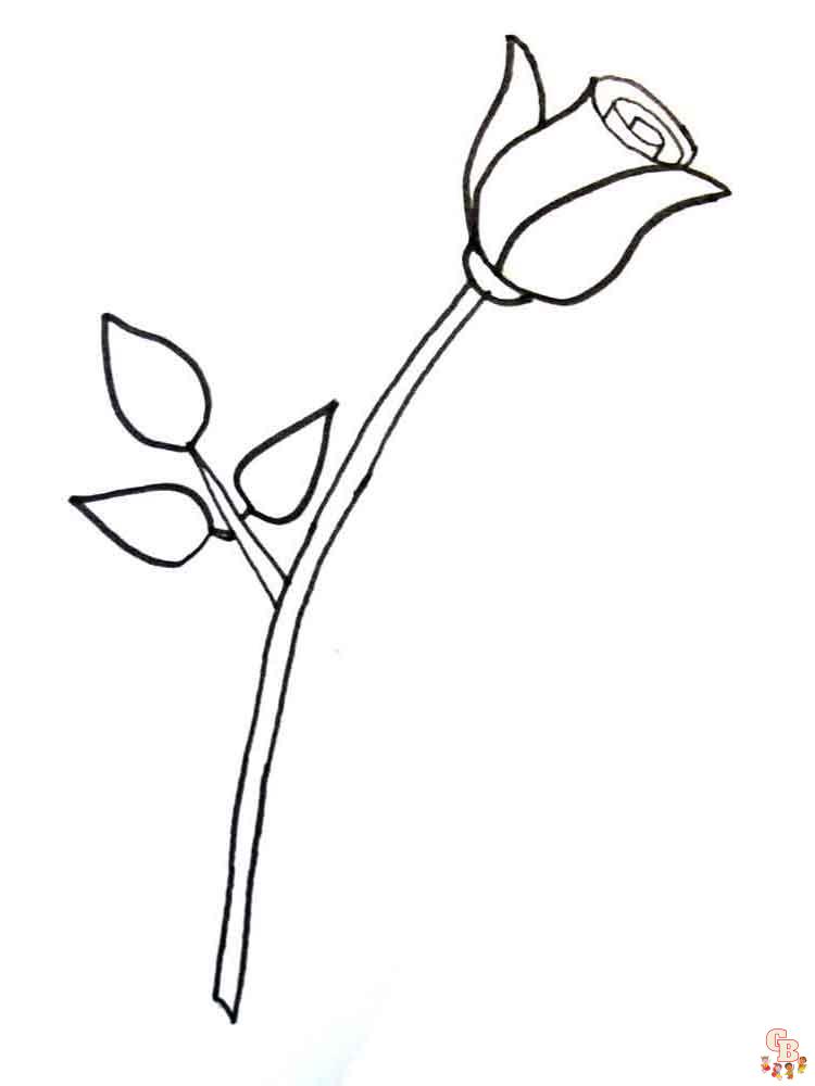 Color your world with rose coloring pages