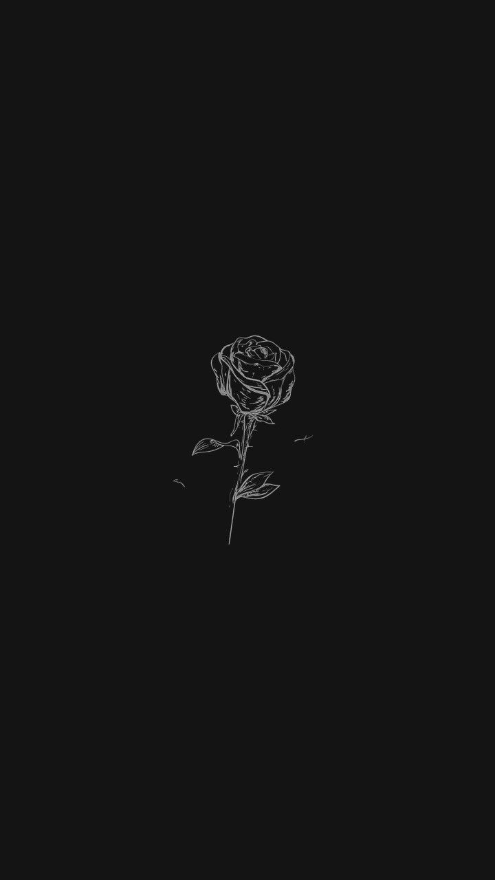 Black aesthetic roses wallpapers