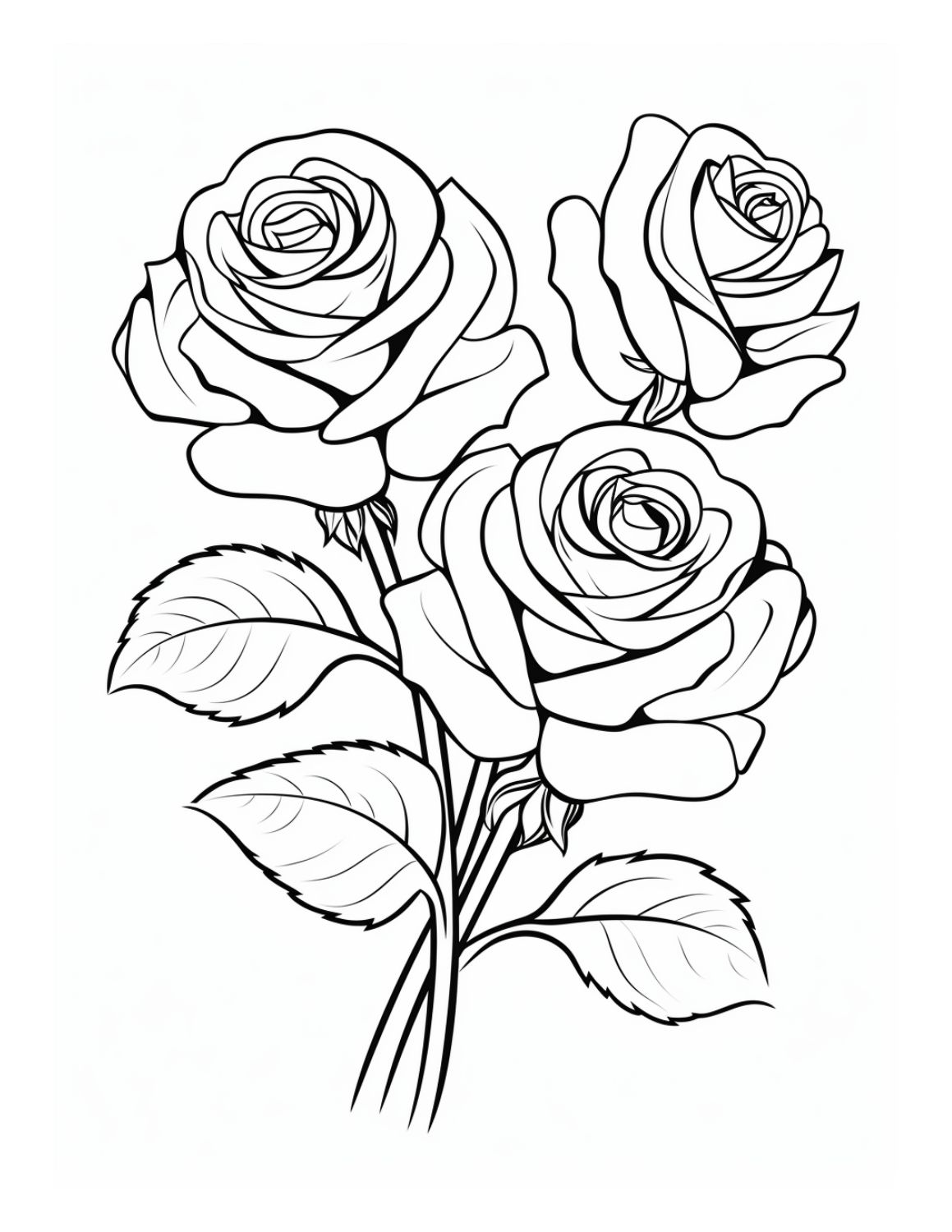 Free rose coloring pages for kids and adults to enjoy skip to my lou