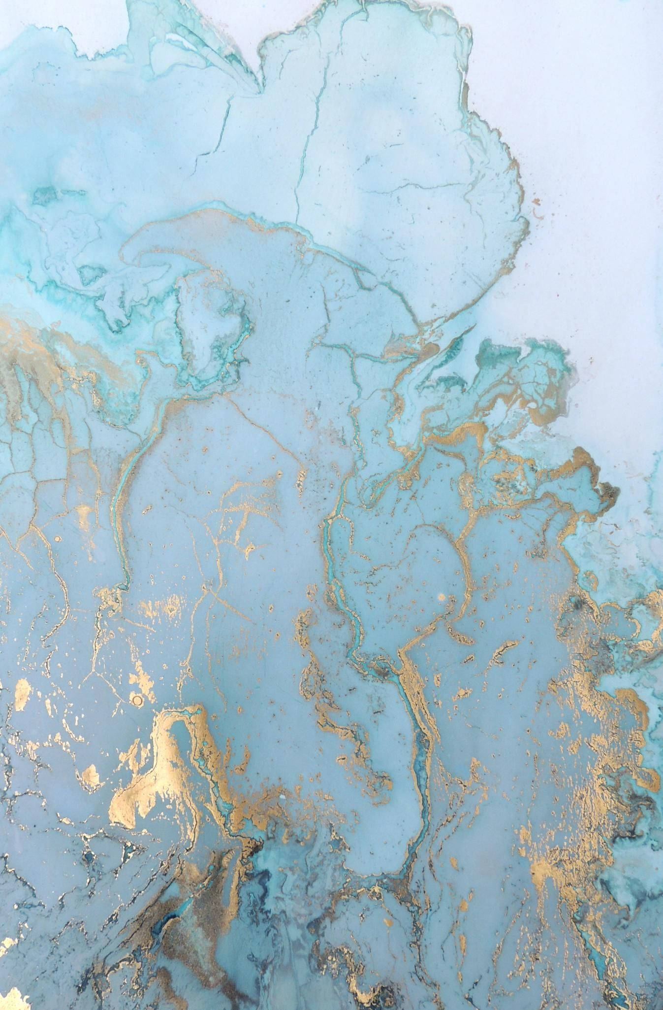 Download blue and gold marble iphone wallpaper
