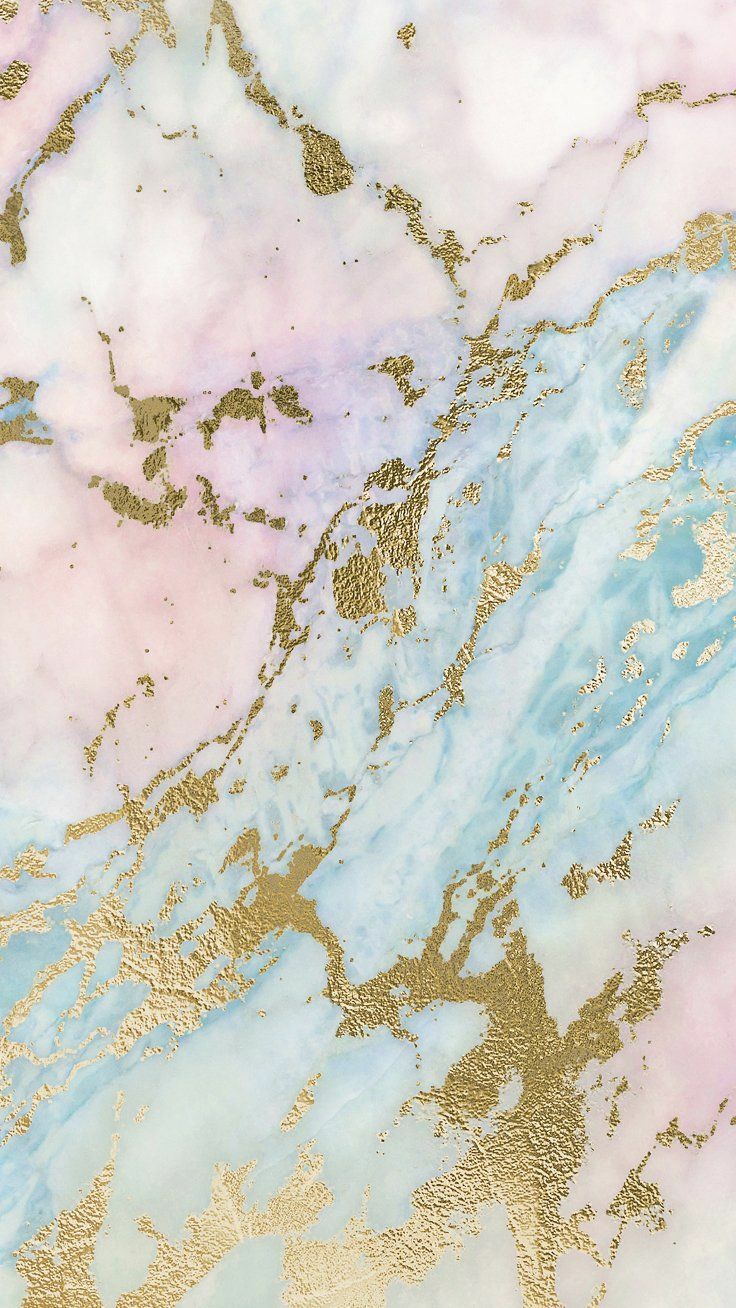 Blue and rose gold marble wallpapers