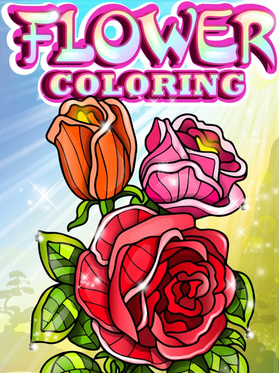 Flowers loring pages for adult with rose mandala app price drops