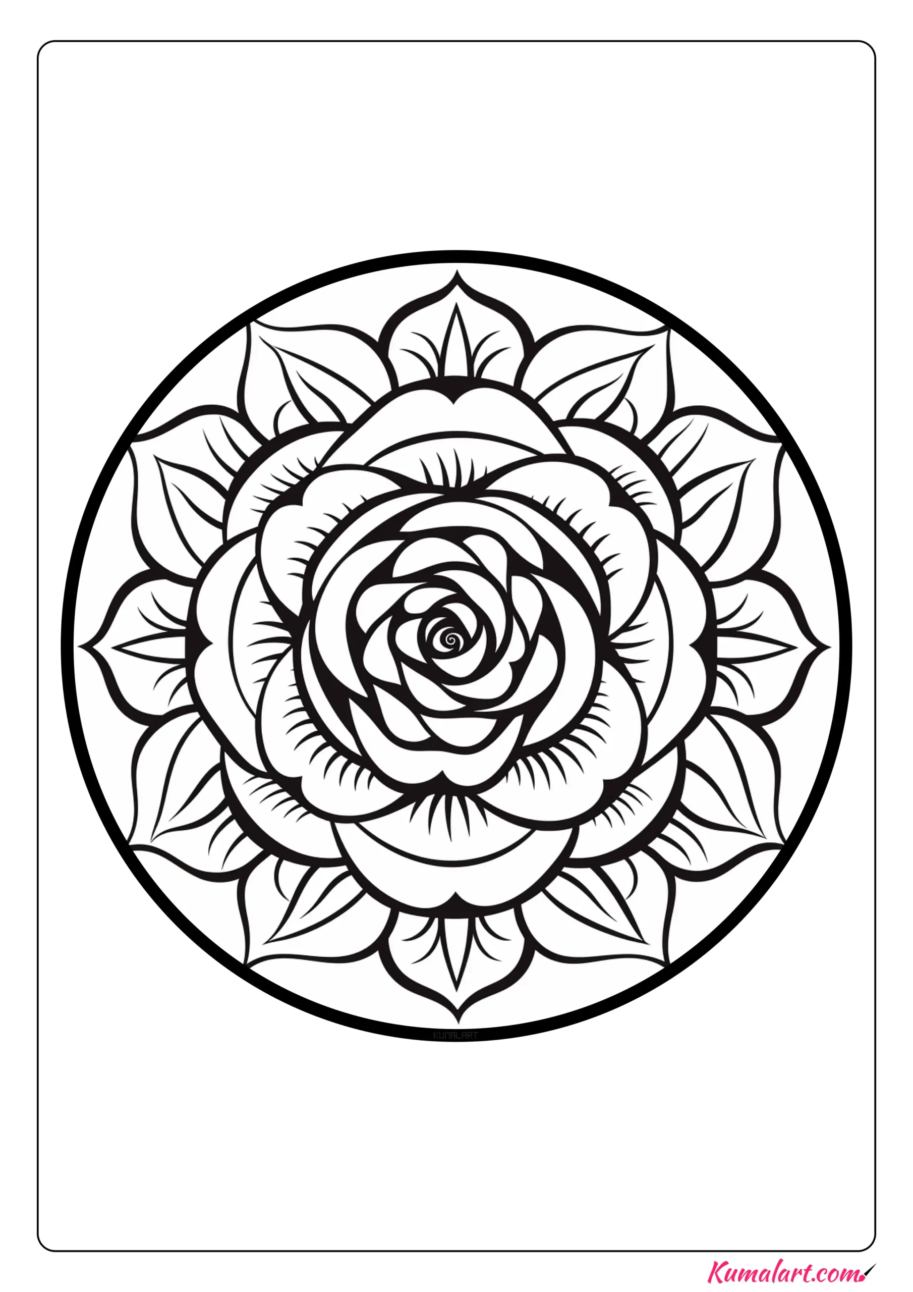 Ð free a nature mandala coloring pages