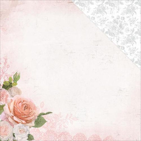 Kaisercraft cottage rose fragrant x scrapbook paper sheet â scrapbooksrus