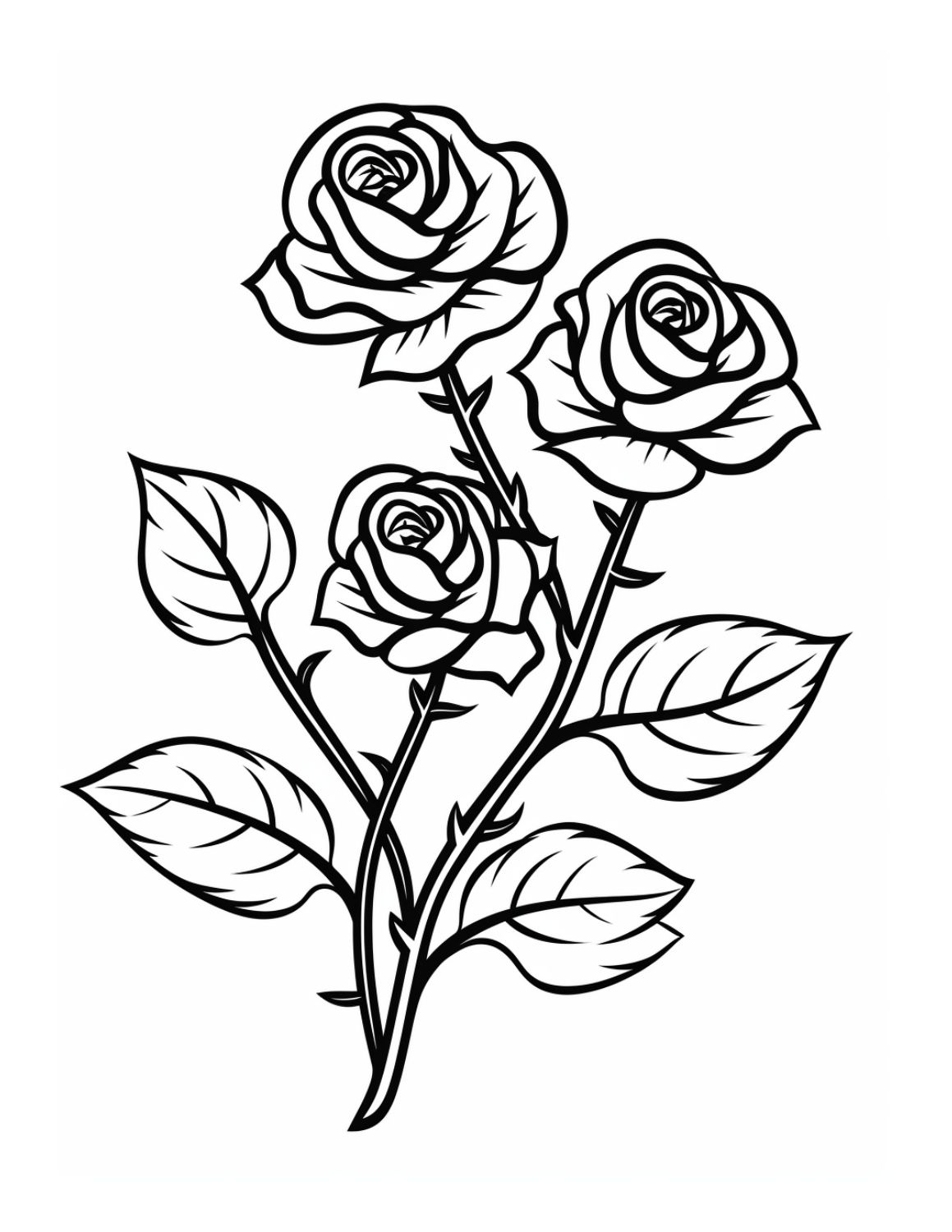 Free rose coloring pages for kids and adults to enjoy skip to my lou