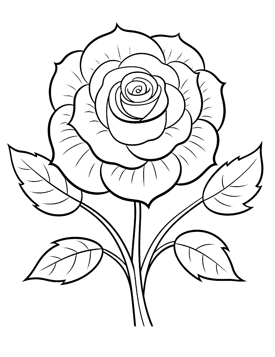 Flower coloring pages free printable sheets