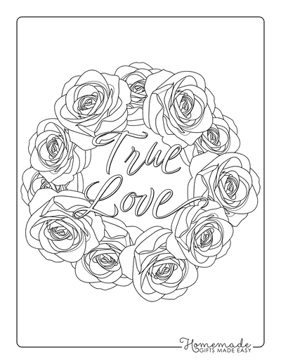 Free flower coloring pages for kids adults