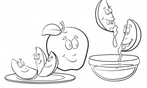 Free rosh hashana coloring pages