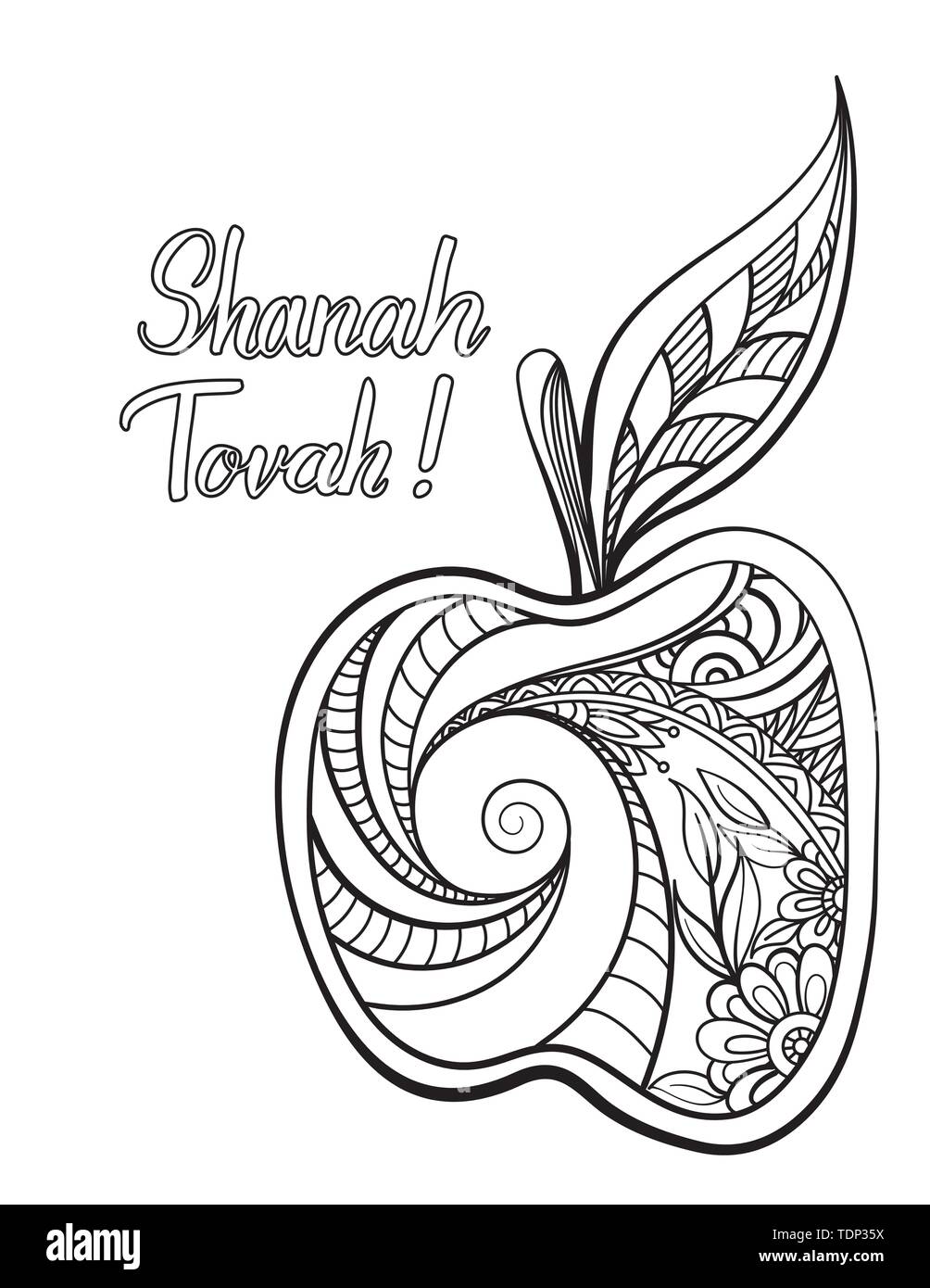 Coloring book page for kids hi