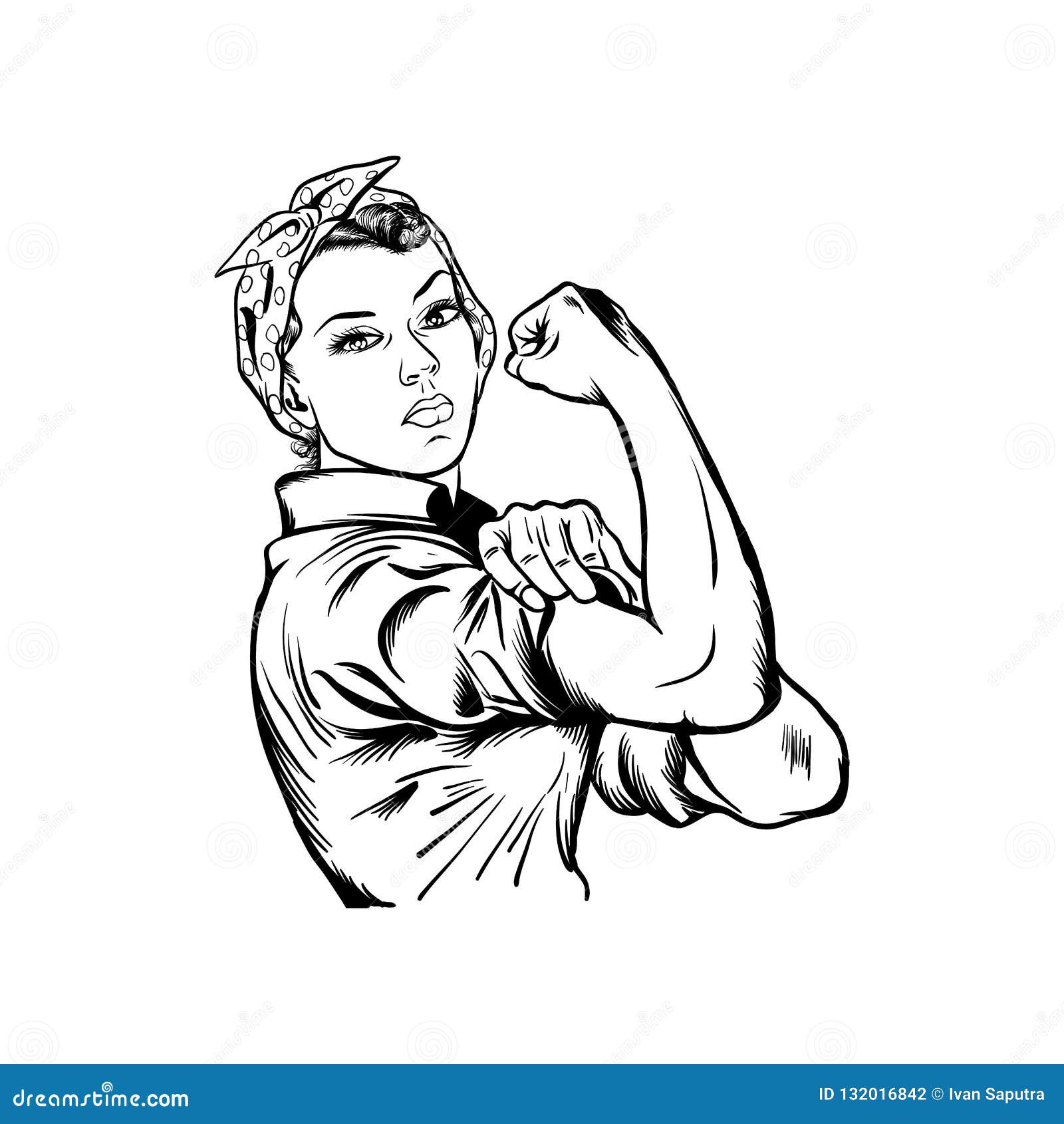 Rosie riveter stock illustrations â rosie riveter stock illustrations vectors clipart