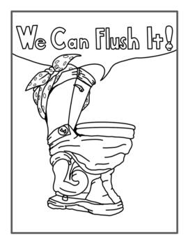 Rosie the riveterplumber coloring page by damwig art tpt