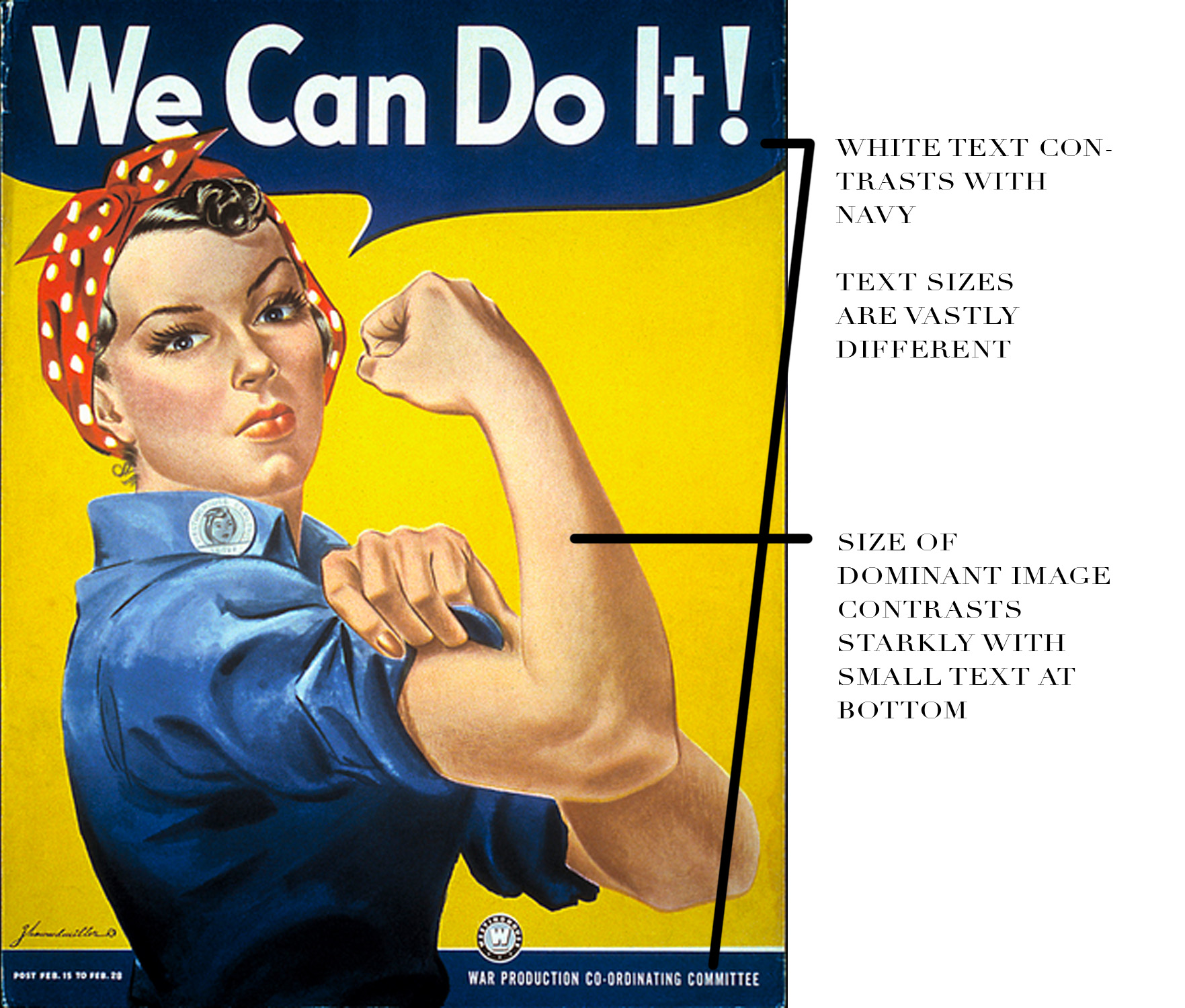 How color and contrast gave rosie the riveter staying power â maverick press