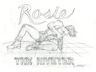 Rosie the riveter pinup pinup art gallery