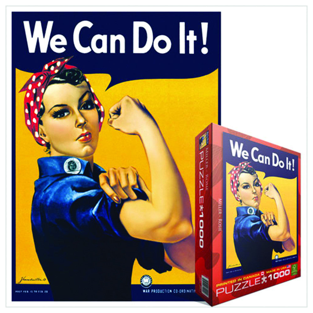 Rosie the riveter jigsaw puzzle â museum of aviation foundation inc