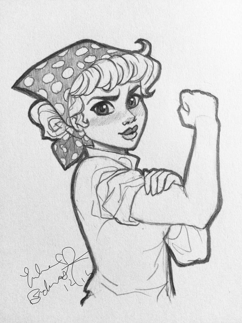 Rosie the riveter by girlwhohateswaiting on