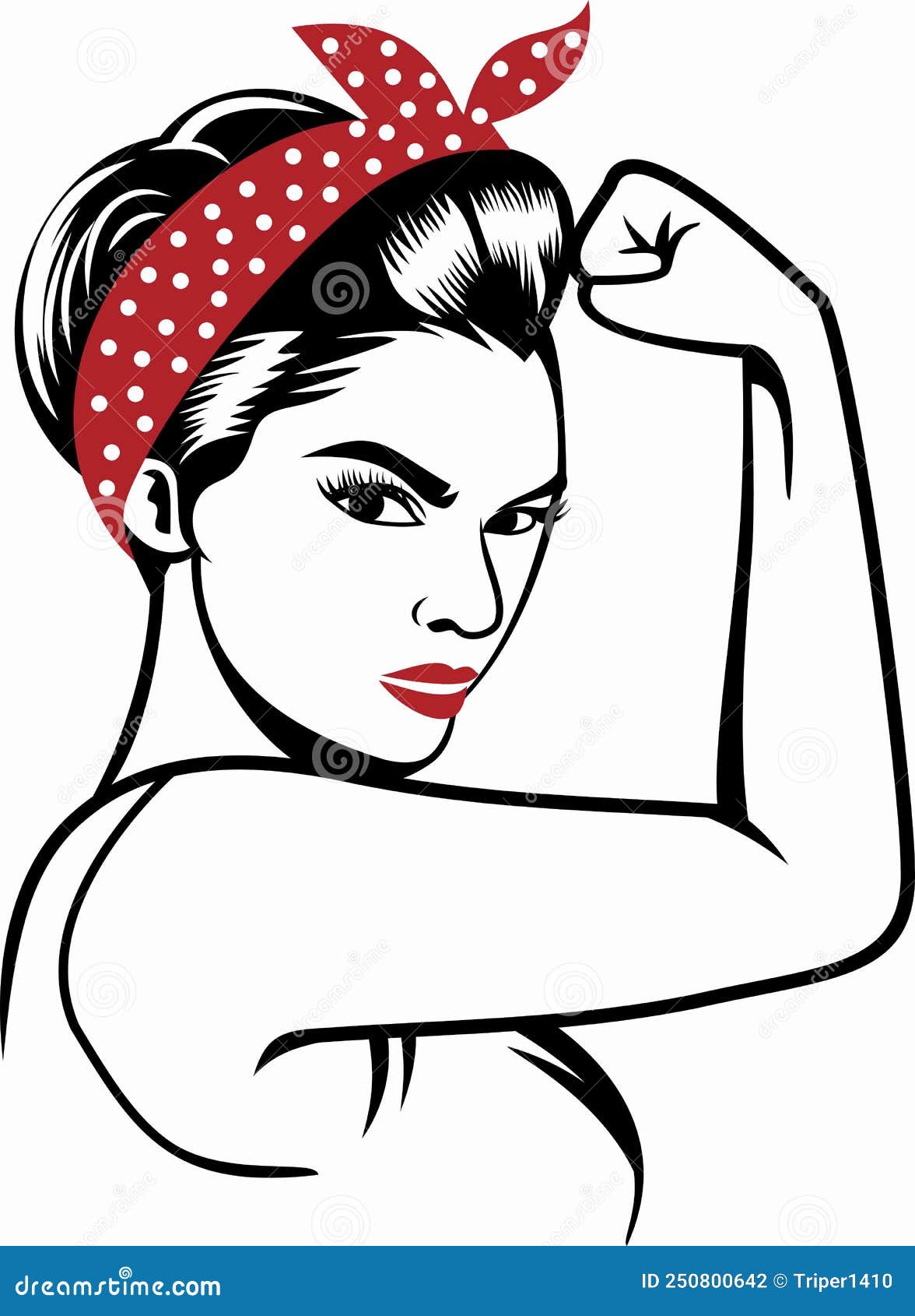 Rosie riveter stock illustrations â rosie riveter stock illustrations vectors clipart