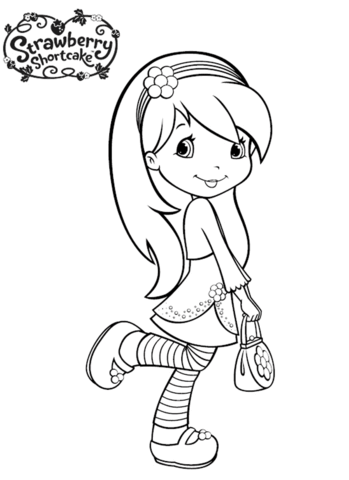 Strawberry shortcake coloring pages