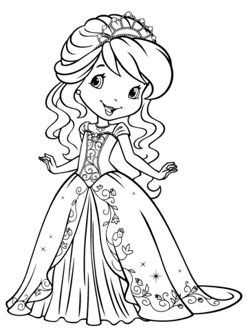 Strawberry shortcake coloring pages