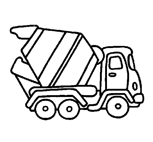 Concrete mixer coloring page boyama kitabä ãcretsiz boyama kitaplarä boyama sayfalarä